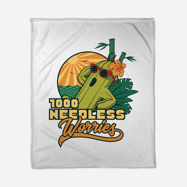 1000 Needless Worries-none fleece blanket-Sergester