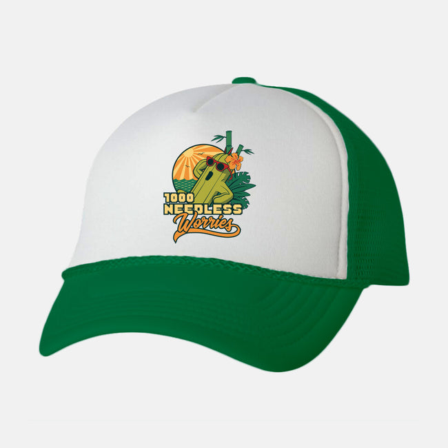 1000 Needless Worries-unisex trucker hat-Sergester