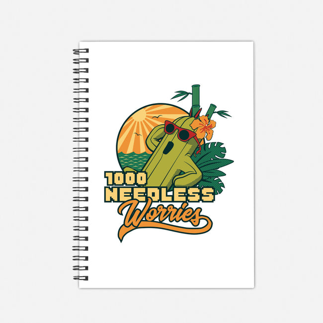 1000 Needless Worries-none dot grid notebook-Sergester