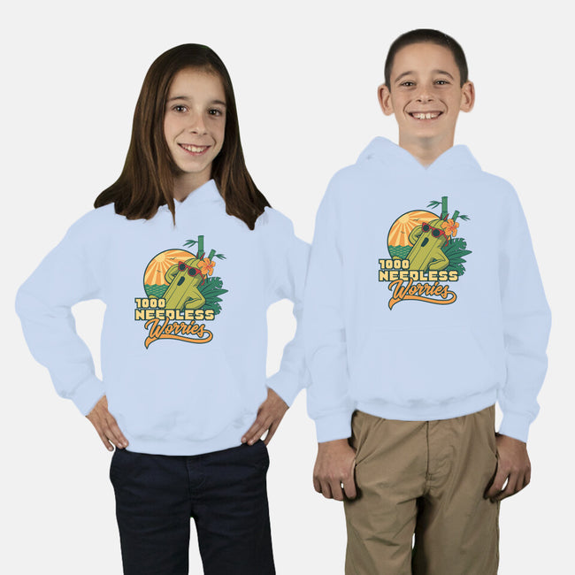 1000 Needless Worries-youth pullover sweatshirt-Sergester