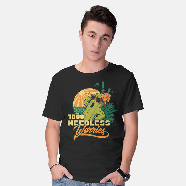 1000 Needless Worries-mens basic tee-Sergester