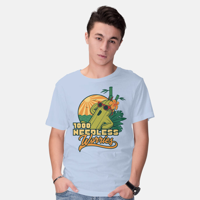 1000 Needless Worries-mens basic tee-Sergester