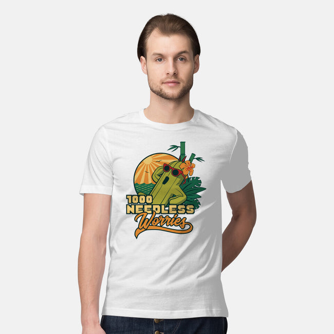 1000 Needless Worries-mens premium tee-Sergester