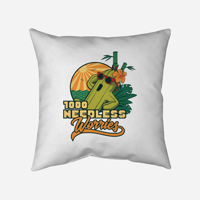 1000 Needless Worries-none removable cover w insert throw pillow-Sergester