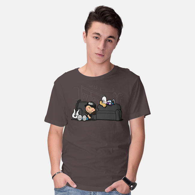 Peanuts World-mens basic tee-Boggs Nicolas