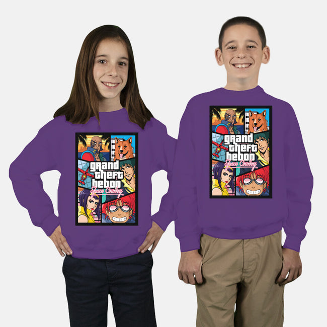 GTB Space Cowboy-youth crew neck sweatshirt-Pop Ramen