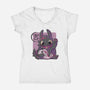 Maneki Toothless-womens v-neck tee-xMorfina