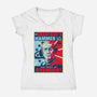 By Grabthar's Hammer-womens v-neck tee-daobiwan