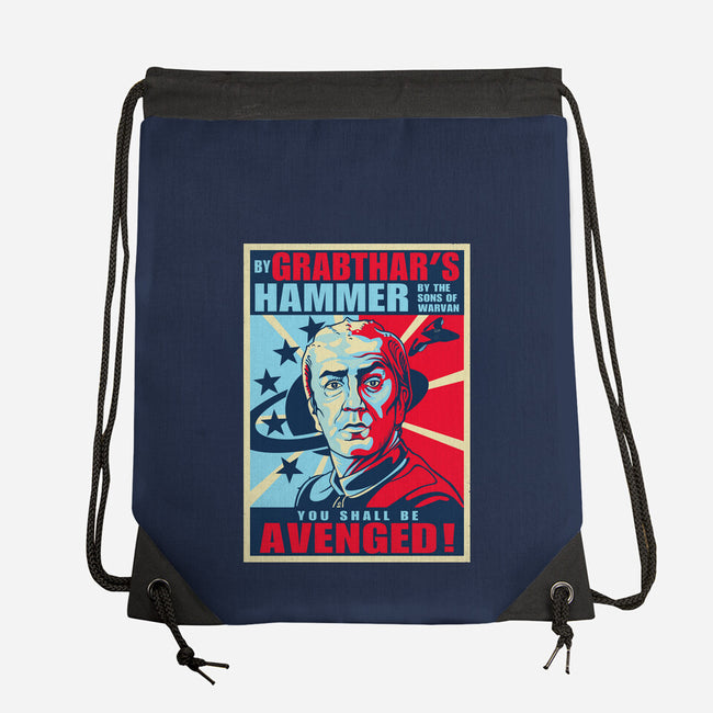 By Grabthar's Hammer-none drawstring bag-daobiwan
