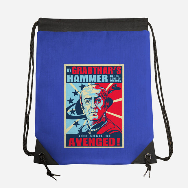 By Grabthar's Hammer-none drawstring bag-daobiwan