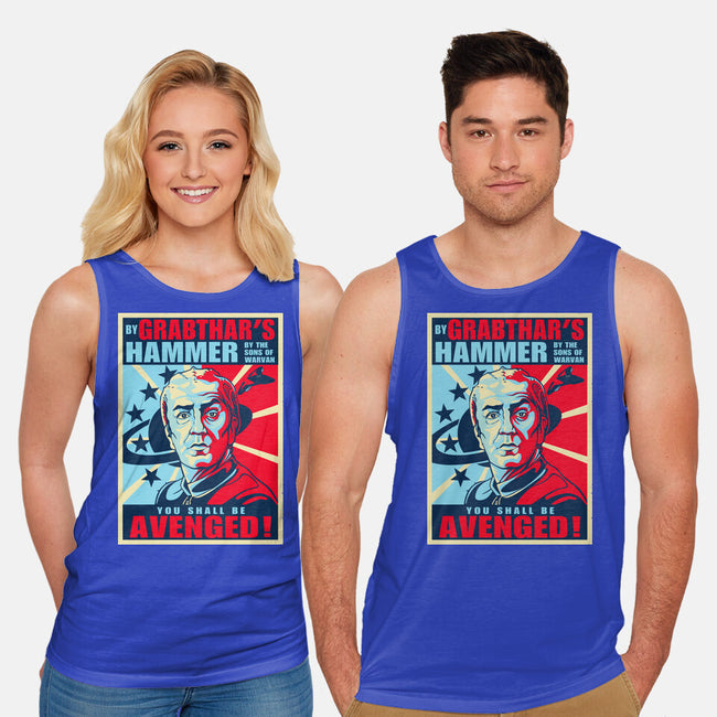By Grabthar's Hammer-unisex basic tank-daobiwan