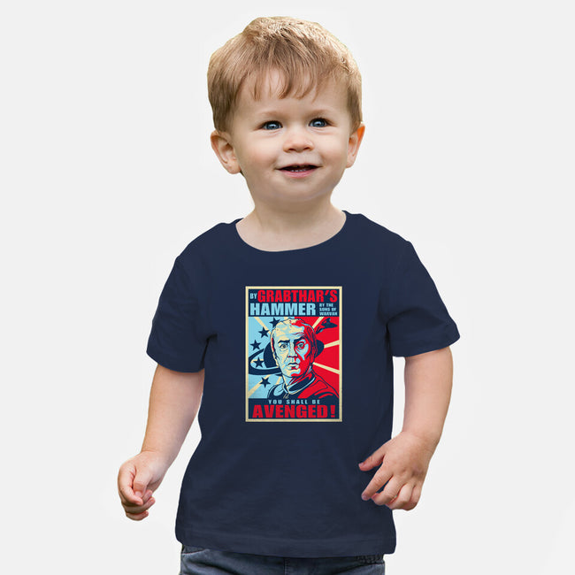 By Grabthar's Hammer-baby basic tee-daobiwan