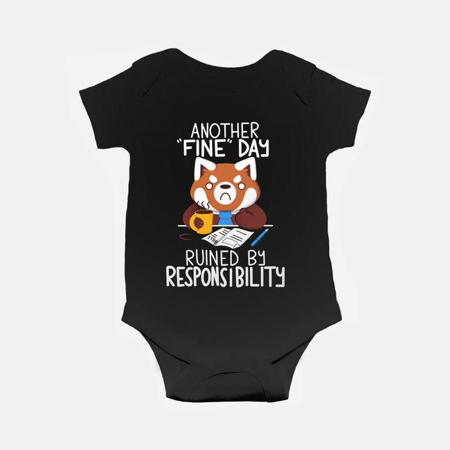 Day Ruined-baby basic onesie-TaylorRoss1