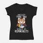 Day Ruined-womens v-neck tee-TaylorRoss1