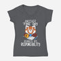 Day Ruined-womens v-neck tee-TaylorRoss1