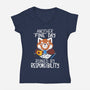 Day Ruined-womens v-neck tee-TaylorRoss1