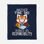 Day Ruined-none fleece blanket-TaylorRoss1