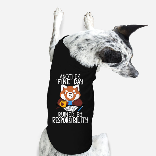 Day Ruined-dog basic pet tank-TaylorRoss1