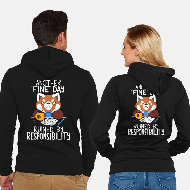 Day Ruined-unisex zip-up sweatshirt-TaylorRoss1