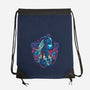 Colorful Bride-none drawstring bag-glitchygorilla