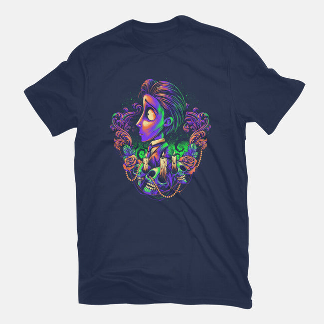 Colorful Groom-womens fitted tee-glitchygorilla