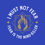 I Must Not Fear-none zippered laptop sleeve-demonigote