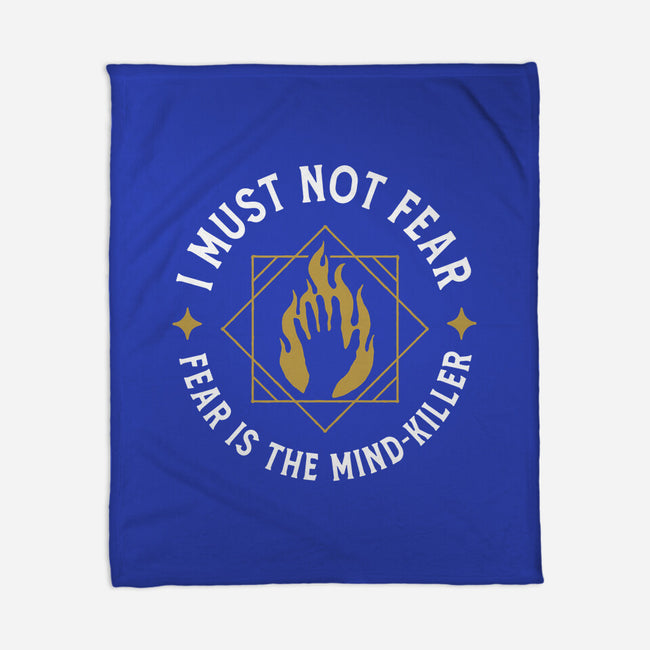 I Must Not Fear-none fleece blanket-demonigote