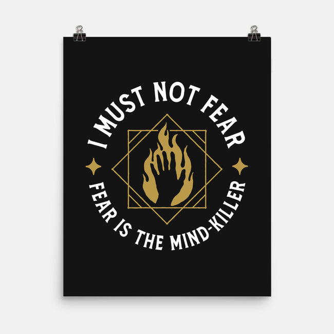 I Must Not Fear-none matte poster-demonigote