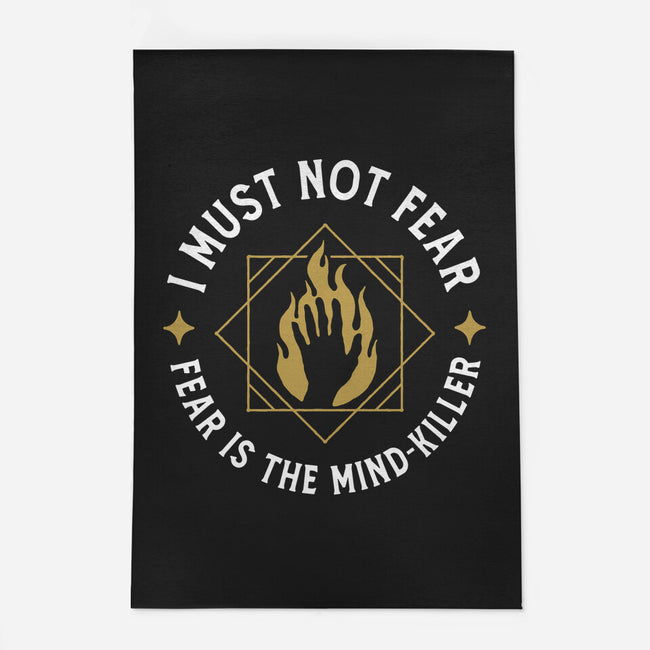 I Must Not Fear-none outdoor rug-demonigote