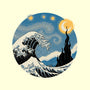 The Great Starry Wave-none removable cover w insert throw pillow-vp021