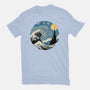 The Great Starry Wave-womens fitted tee-vp021