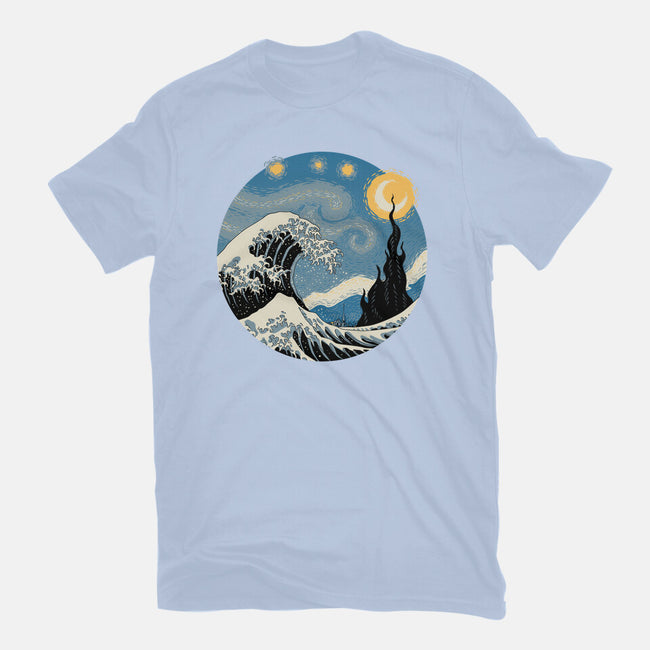 The Great Starry Wave-mens heavyweight tee-vp021
