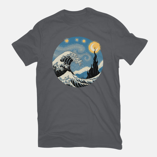 The Great Starry Wave-mens long sleeved tee-vp021