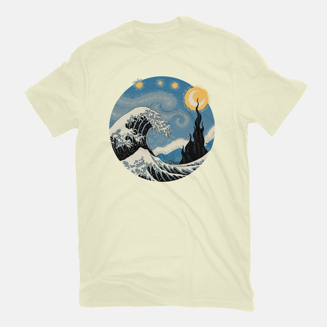 The Great Starry Wave-womens basic tee-vp021