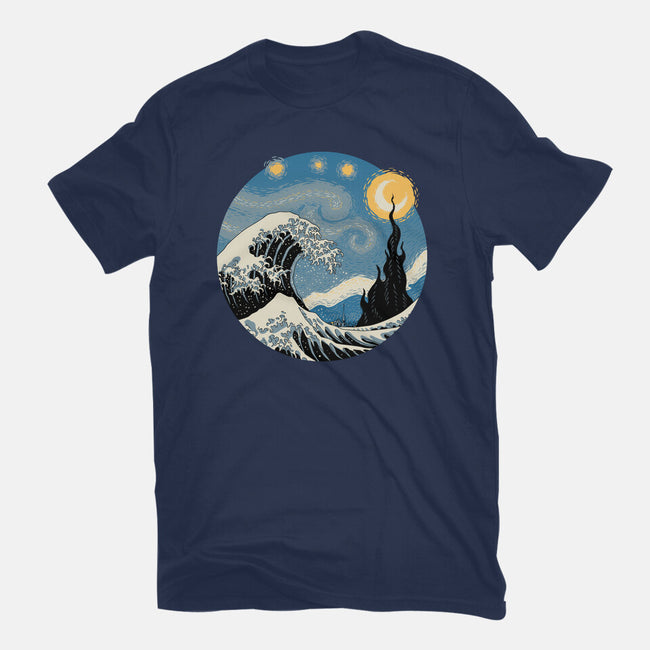 The Great Starry Wave-womens basic tee-vp021