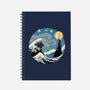 The Great Starry Wave-none dot grid notebook-vp021