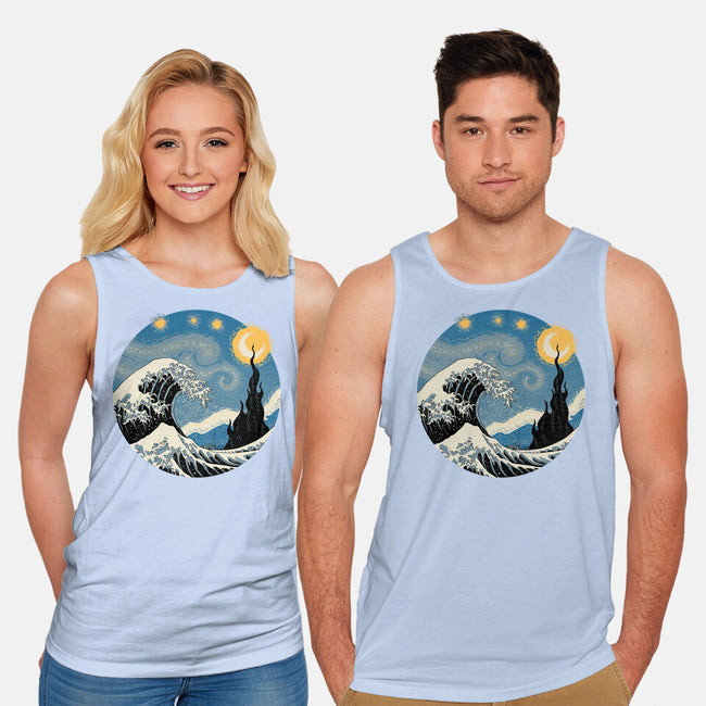 The Great Starry Wave-unisex basic tank-vp021