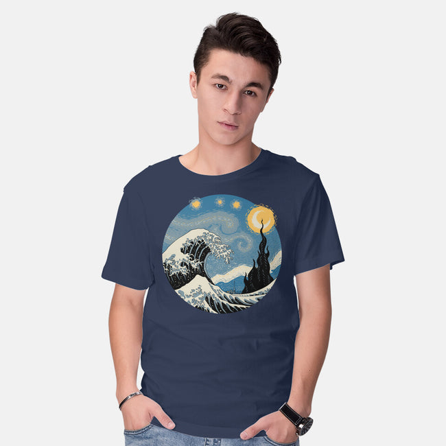 The Great Starry Wave-mens basic tee-vp021