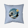 The Great Starry Wave-none removable cover w insert throw pillow-vp021