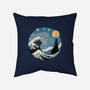 The Great Starry Wave-none removable cover throw pillow-vp021
