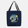 The Great Starry Wave-none basic tote-vp021