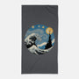 The Great Starry Wave-none beach towel-vp021