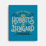 Taking The Hobbits To Isengard-none stretched canvas-eduely