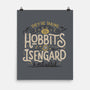 Taking The Hobbits To Isengard-none matte poster-eduely