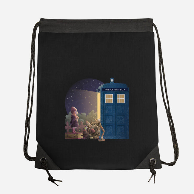 When You Come For Me-none drawstring bag-saqman