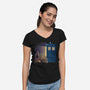 When You Come For Me-womens v-neck tee-saqman