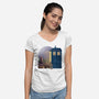 When You Come For Me-womens v-neck tee-saqman