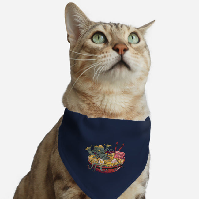 Ramen Cthulhu-cat adjustable pet collar-vp021