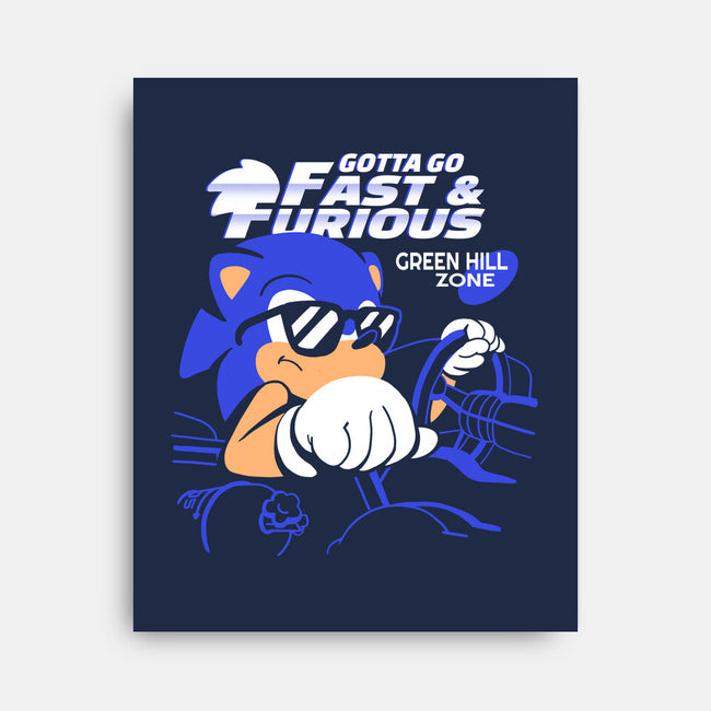 Gotta Go Fast & Furious-none stretched canvas-estudiofitas