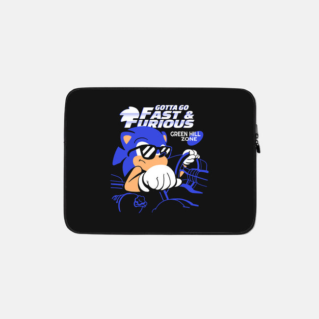 Gotta Go Fast & Furious-none zippered laptop sleeve-estudiofitas